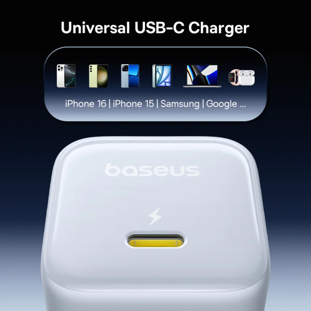 Baseus GaN6 USB-C Charger 45W Pack of 2
