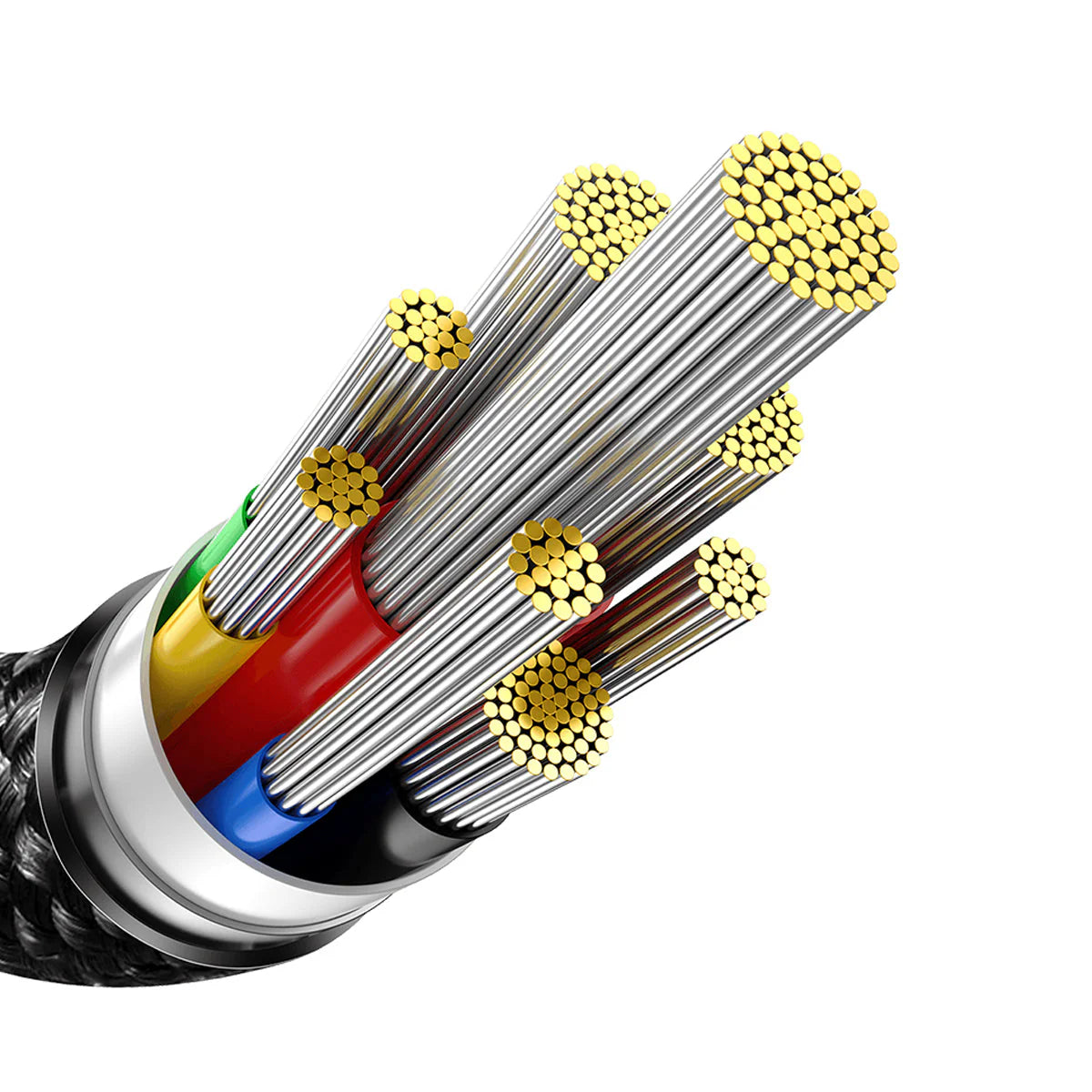 Baseus Tungsten Gold Fast Charging Data Cable Type-C to Type-C 240W