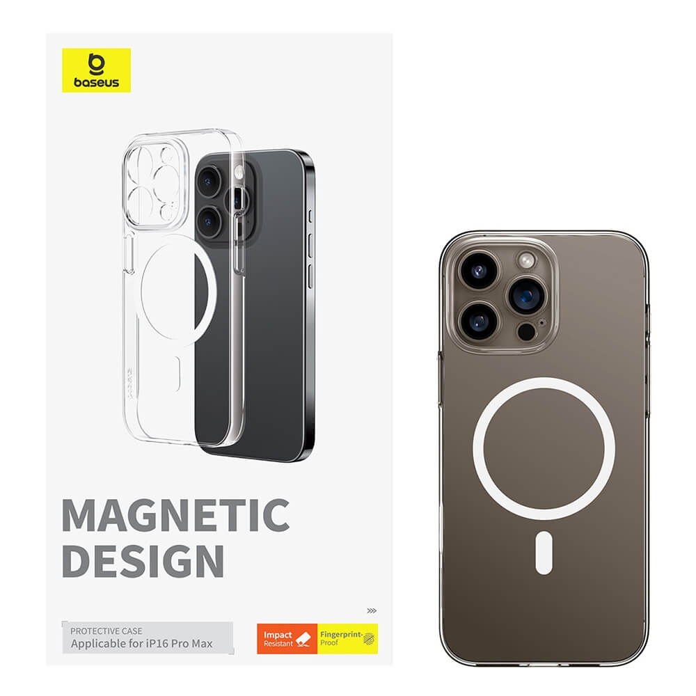 Baseus Crystal Magnetic Series Phone Case for iP 16 Series