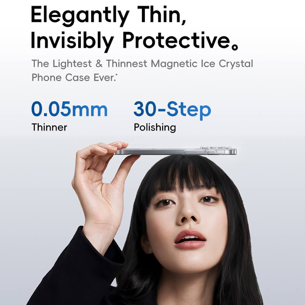 Baseus Crystal Magnetic Series Phone Case for iP 16 Series