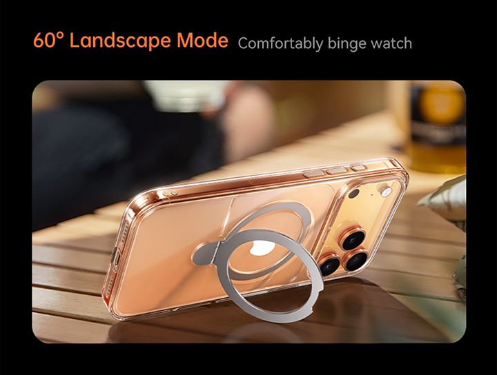 Baseus HoopRing Magnetic Phone Case with Stand for iPhone 17 Series