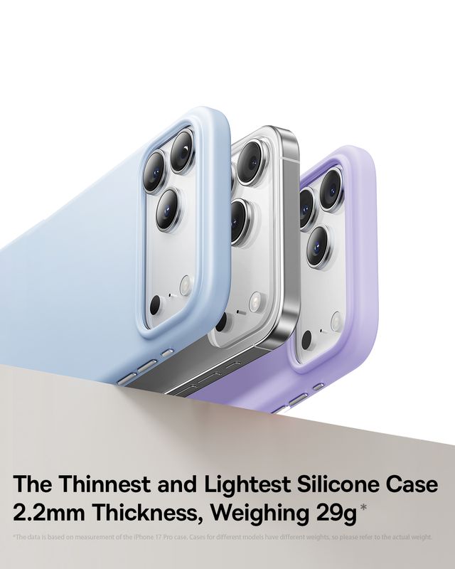 Baseus Colorful Liquid Silicone Magnetic Case for iPhone 17 Series