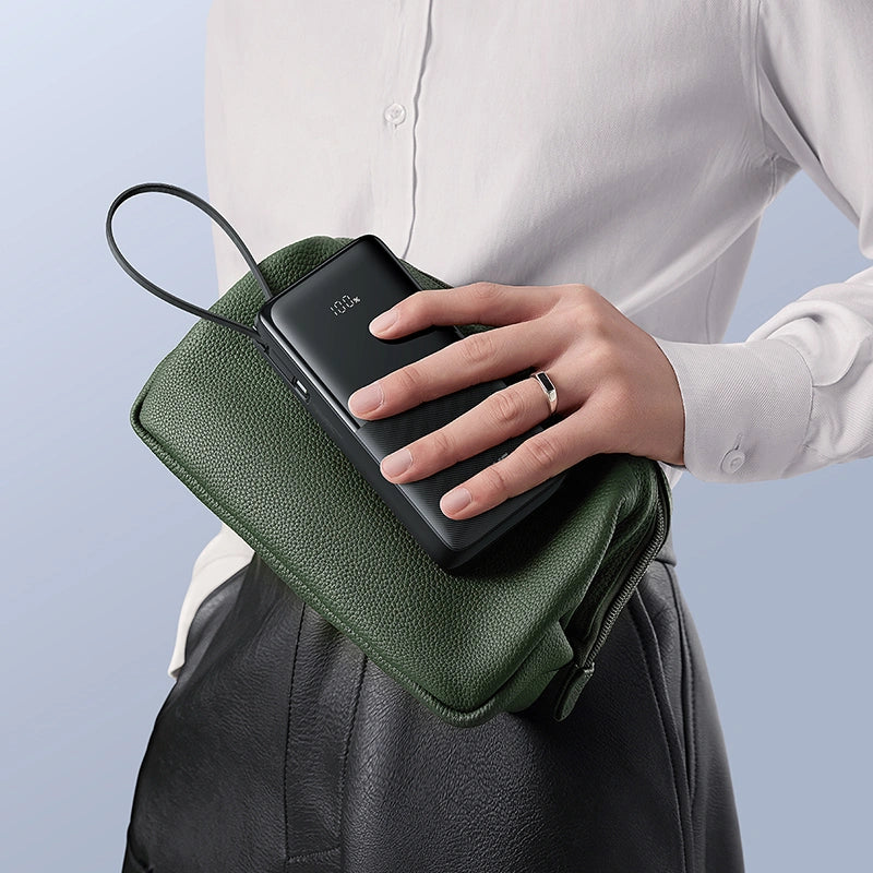 Baseus Bipow 2 Digital Display Power Bank 20000mAh 20W With Built-in Type C Cable