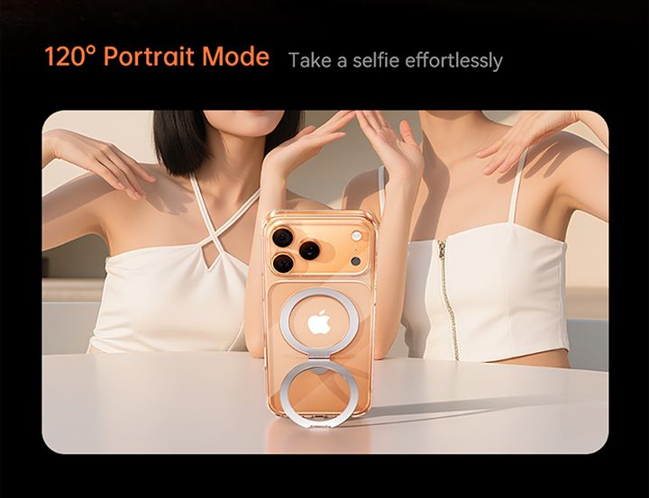 Baseus HoopRing Magnetic Phone Case with Stand for iPhone 17 Series