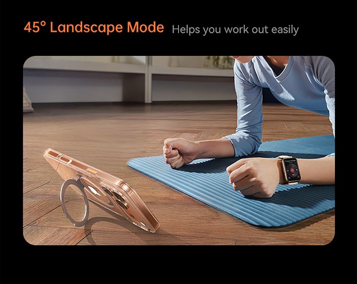 Baseus HoopRing Magnetic Phone Case with Stand for iPhone 17 Series