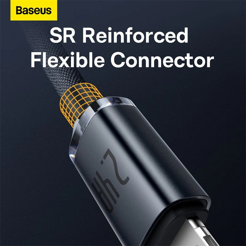 Baseus Crystal Shine Series Fast Charging Data Cable USB to iP 2.4A