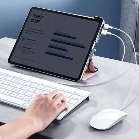 Baseus Bend Angle No.7 Multifunctional Type-C HUB Converter(Upgrade)