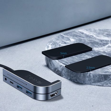 Baseus Bend Angle No.7 Multifunctional Type-C HUB Converter(Upgrade)