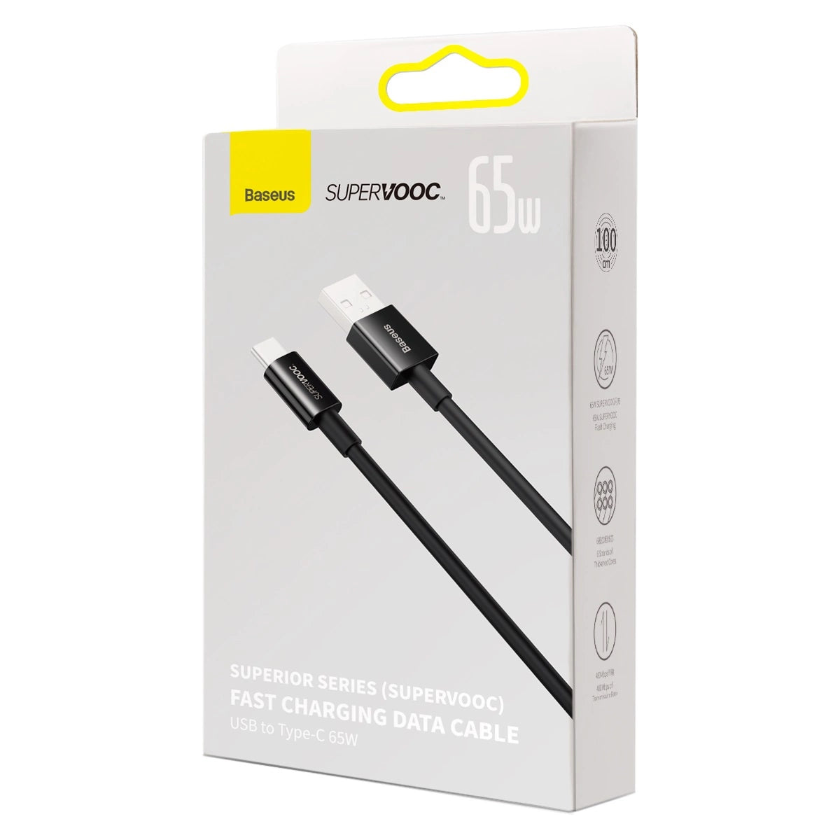 Baseus Superior Series (SUPERVOOC) Fast Charging Data Cable USB to Type-C 65W
