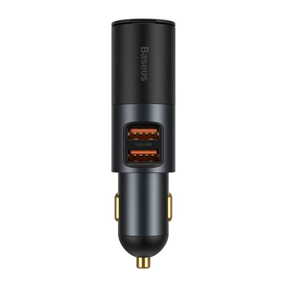 Baseus Share Together Fast Charge Car Charger with Cigarette Lighter Expansion Port 120W