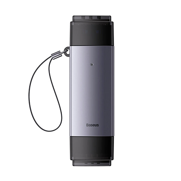 Baseus Lite Series USB-A & Type-C to SD/TF Card Reader Grey