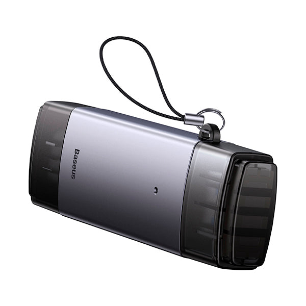 Baseus Lite Series USB-A & Type-C to SD/TF Card Reader Grey