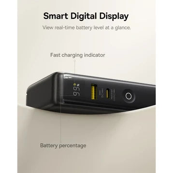Baseus Nomos NT11 Omni Charge Digital Display Power Bank 10000mAh 67W