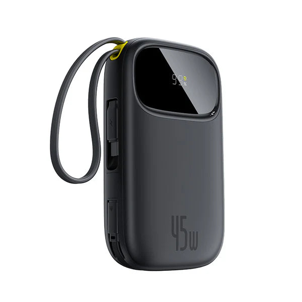 Baseus EnerFill FC31 Qpow 3 Digital Display Power Bank with USB-C+iP Cables 10000mAh 45W