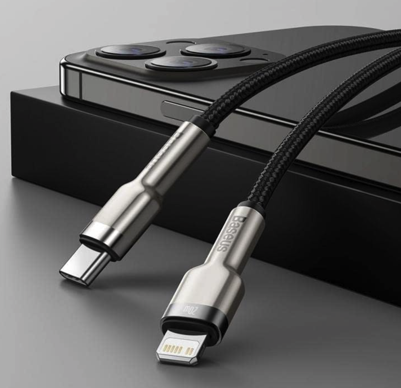 Baseus Cafule Series Metal Data Cable Type-C to iP PD 20W