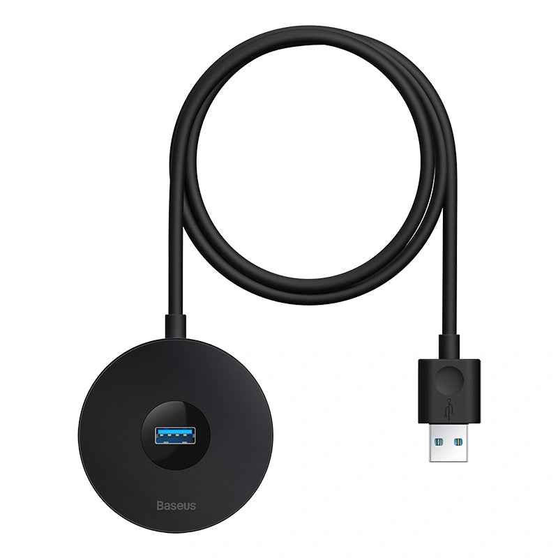 Baseus round box HUB adapter（Type-C to USB3.0*1+USB2.0*3）10cm