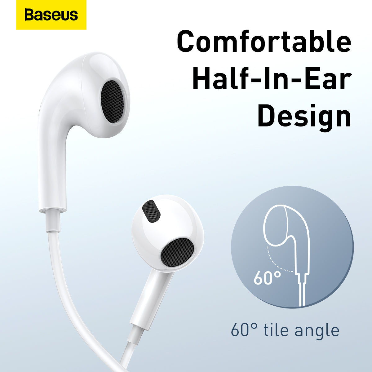Baseus Encok 3.5mm lateral in-ear Wired Earphone H17