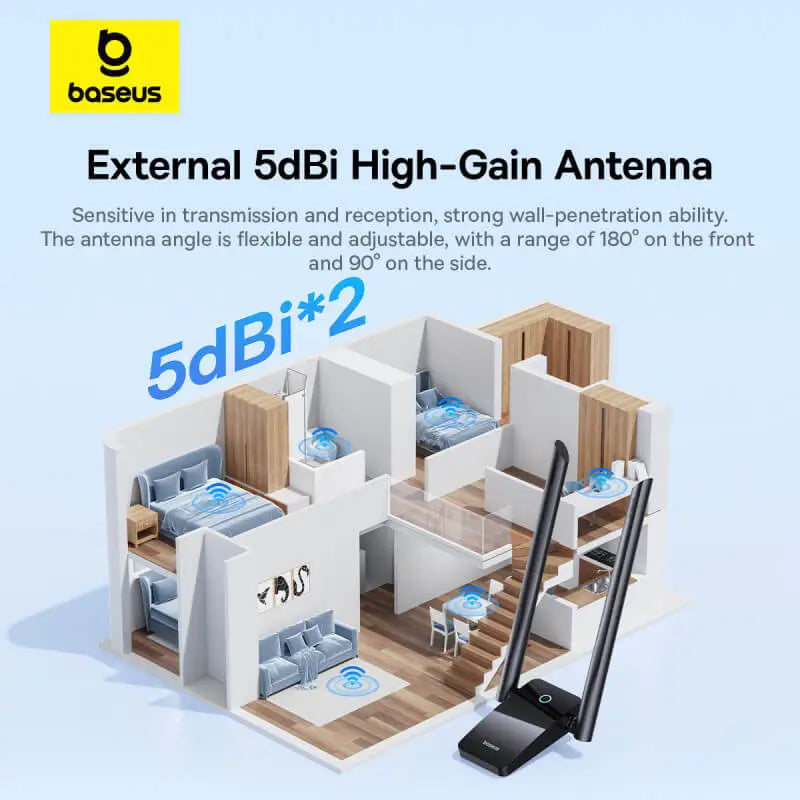 Baseus FastJoy Series WiFi Adapter 1300Mbps