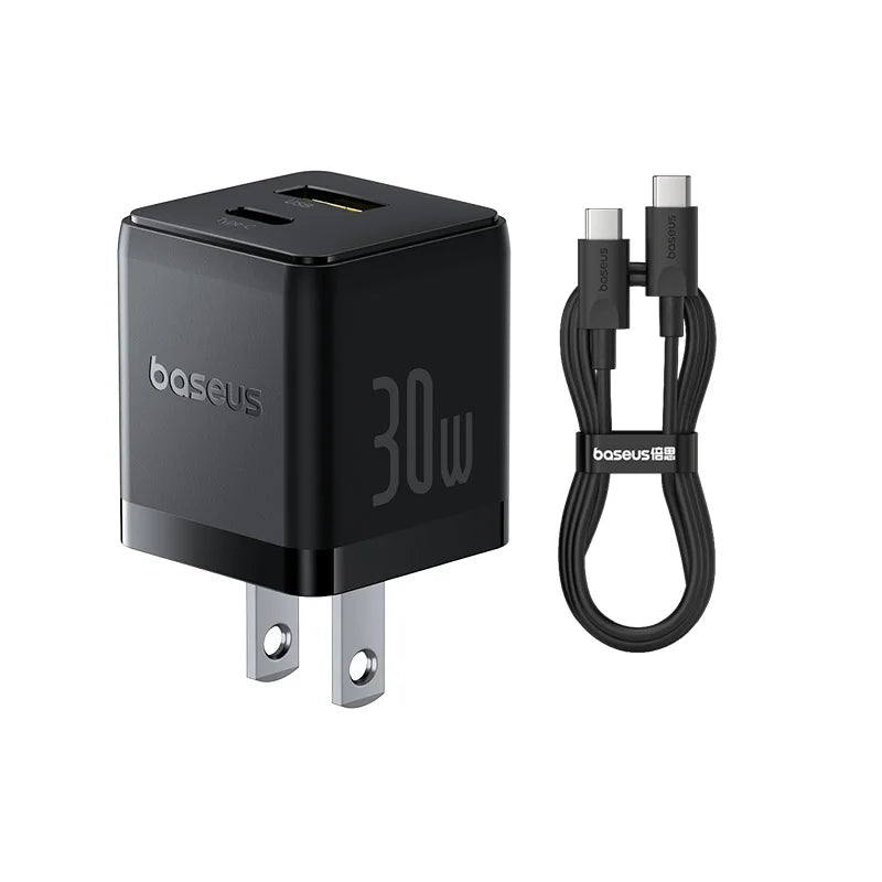 Baseus Palm Series Fast Charger C+U 30W US 