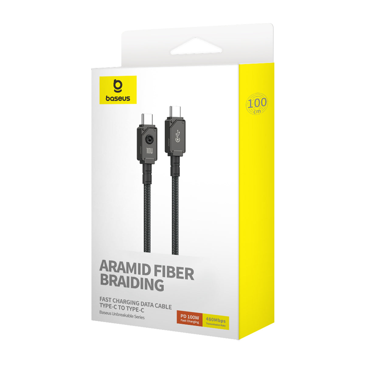 Baseus Unbreakable Series Fast Charging Data Cable Type-C to Type-C 100W
