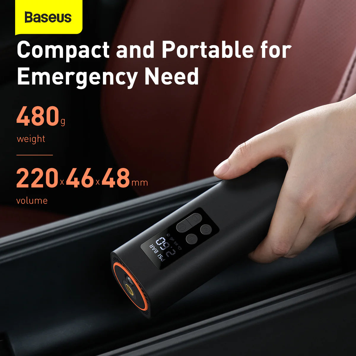 Baseus Super Mini Inflator Pump Black