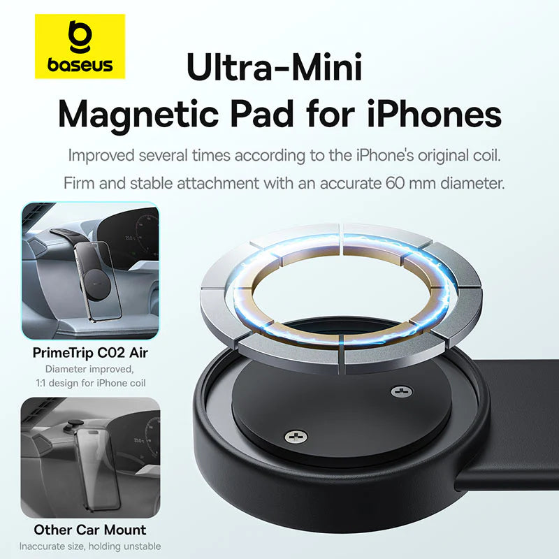 Baseus PrimeTrip C02 Air Magnetic Car Mount Stick-on Type