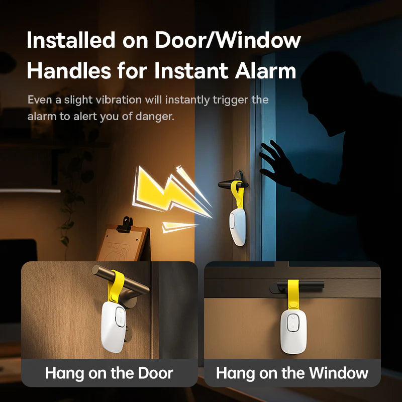 Baseus Heyo Door Stop Alarm Moon White
