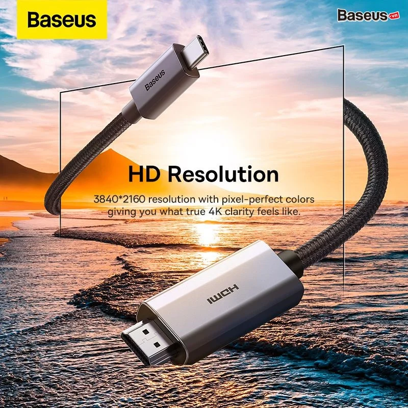 Baseus High Definition Series Graphene Type C to HDMI 4K Adapter Cable