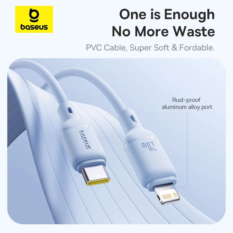 Baseus Silky Series Fast Charging  Data Cable Type-C to iP 20W