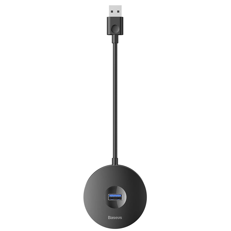 Baseus round box HUB adapter（Type-C to USB3.0*1+USB2.0*3）10cm