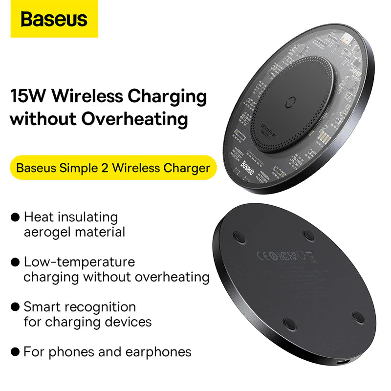 Baseus Simple 2 Wireless Charger 15W