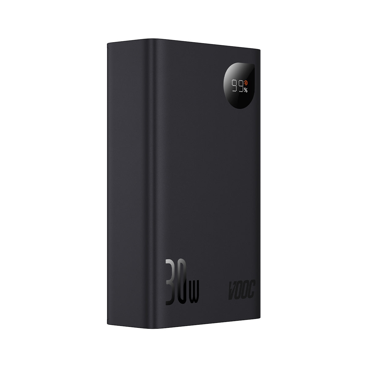 Baseus Adaman2 Digital Display Fast Charge Power Bank 20000mAh 30W （VOOC Edition)（ With Simple Series Charging Cable USB to Type-C 3A 0.3m Black）