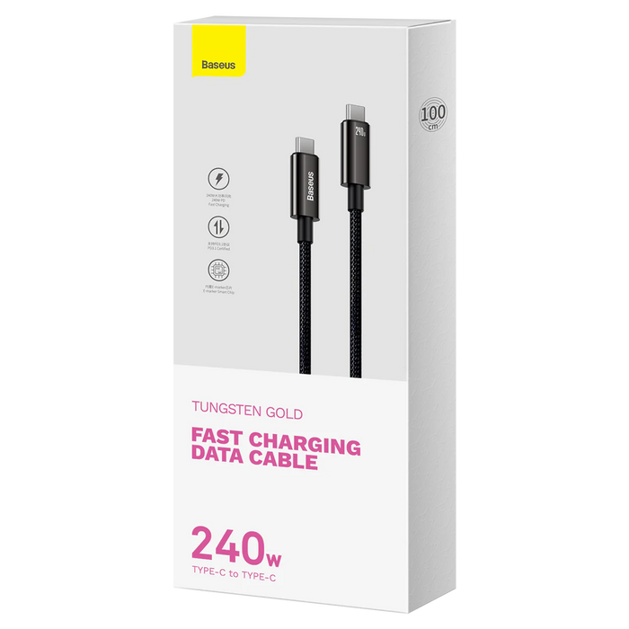 BASEUS TUNGSTEN GOLD 240W C TO C 1M