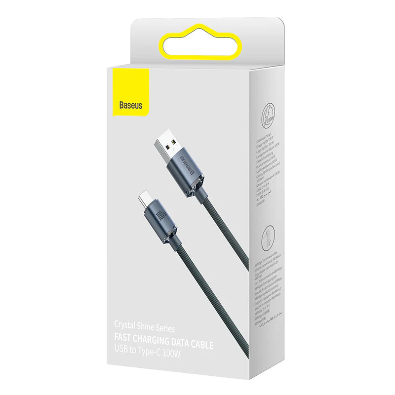 Baseus Crystal Shine Series Fast Charging Data Cable USB to Type-C 100W