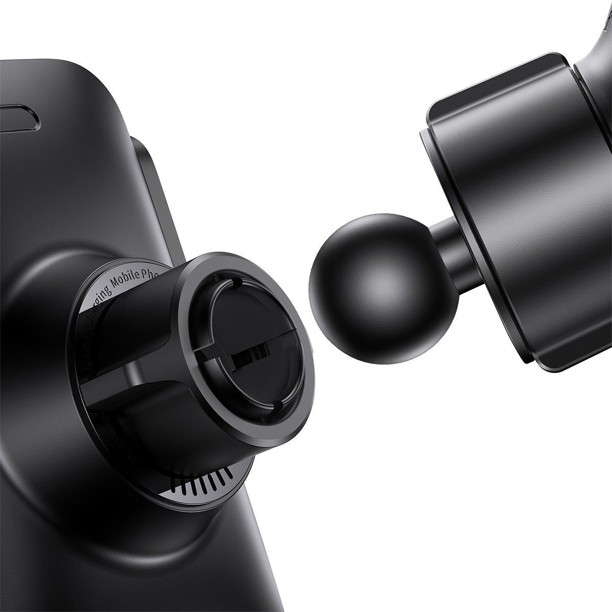 Baseus Wisdom Auto Allignment Car Mount Wireless Charger 15W (Suction Cup Type)