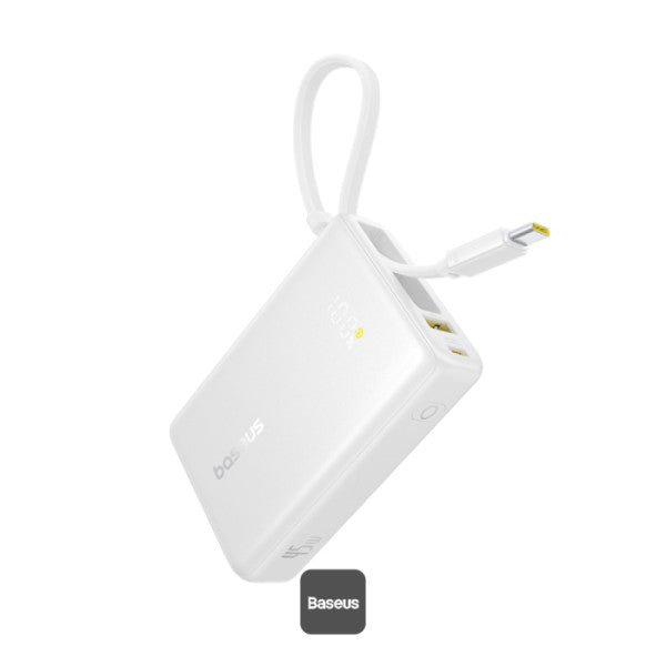 Baseus Picogo Power Bank 45W 10000mAh With Built-in Cable