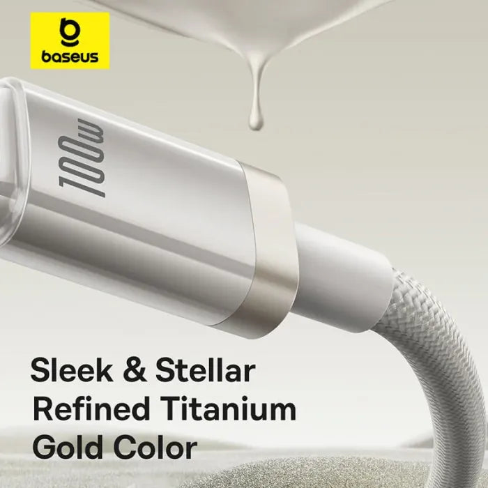 Baseus Titanium Alloy Fast Charging Cable Type-C to Type-C 100W