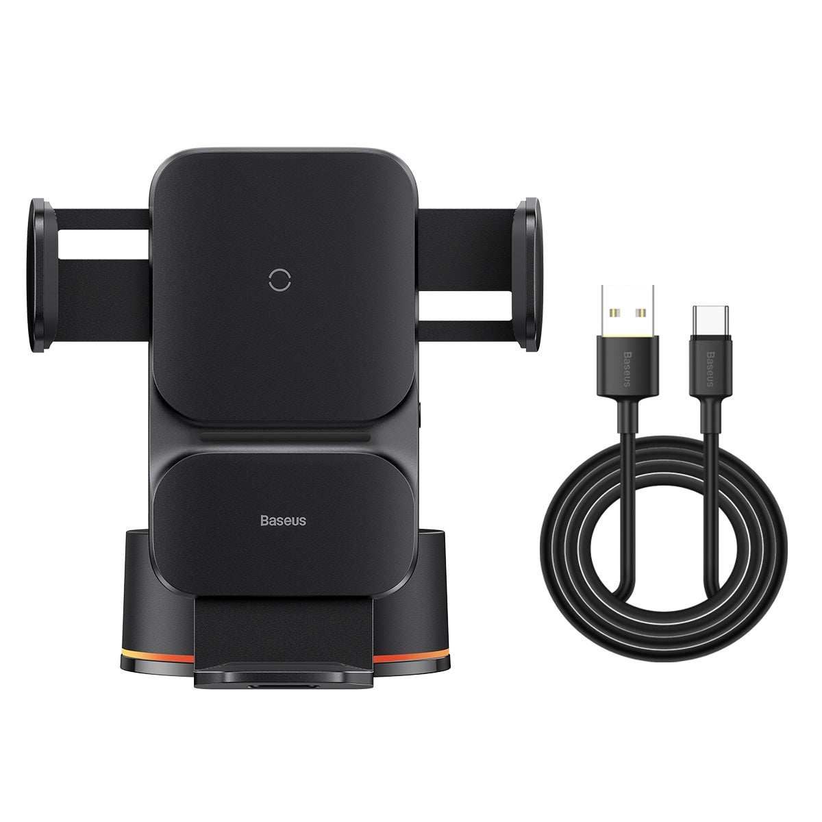 Baseus Wisdom Auto Allignment Car Mount Wireless Charger 15W (Suction Cup Type)