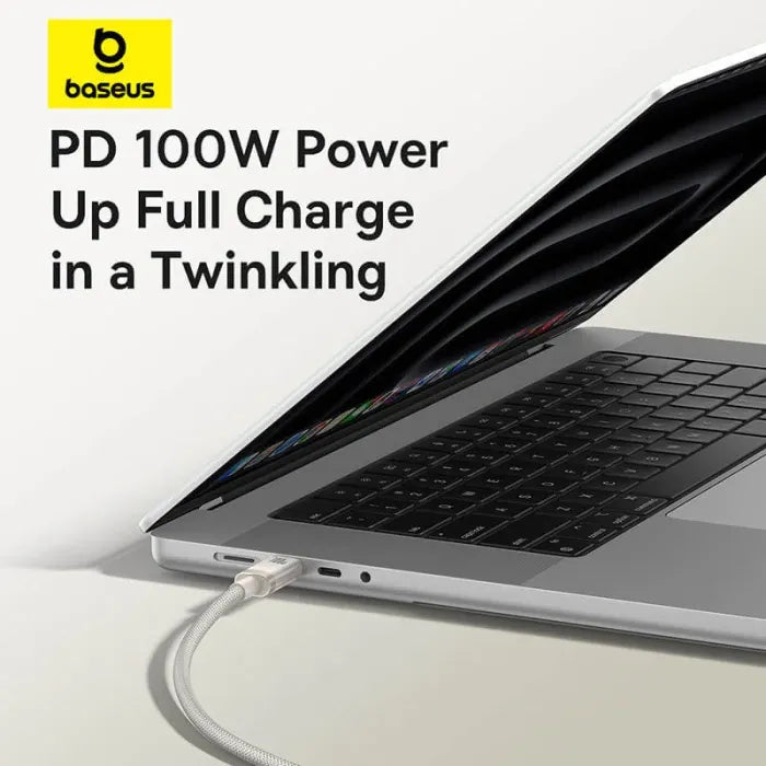 Baseus Titanium Alloy Fast Charging Cable Type-C to Type-C 100W