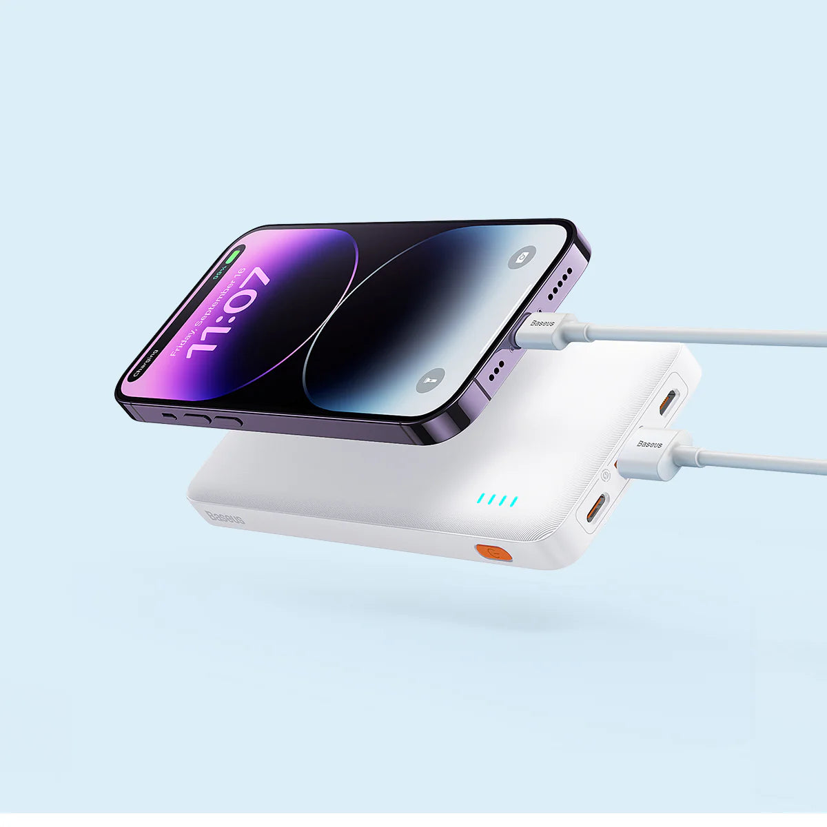 Baseus Airpow Fast Charge Power Bank 10000mAh 20W（With Simple Series Charging Cable USB to Type-C 30cm）