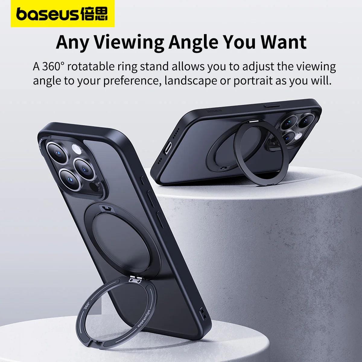 Baseus CyberLoop Series Magnetic Phone Case for iP 15 Pro Max