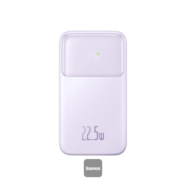 Baseus Comet  Series Dual-Cable Digital Display Fast Charge Power Bank 10000mAh 22.5W (With Simple Series Charging Cable USB to Type-C  30cm）