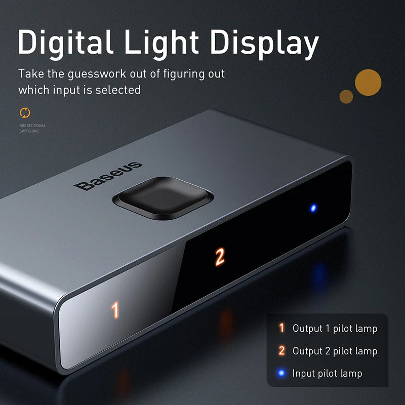 Baseus Matrix HDMI Splitter (2in1or 1in2)