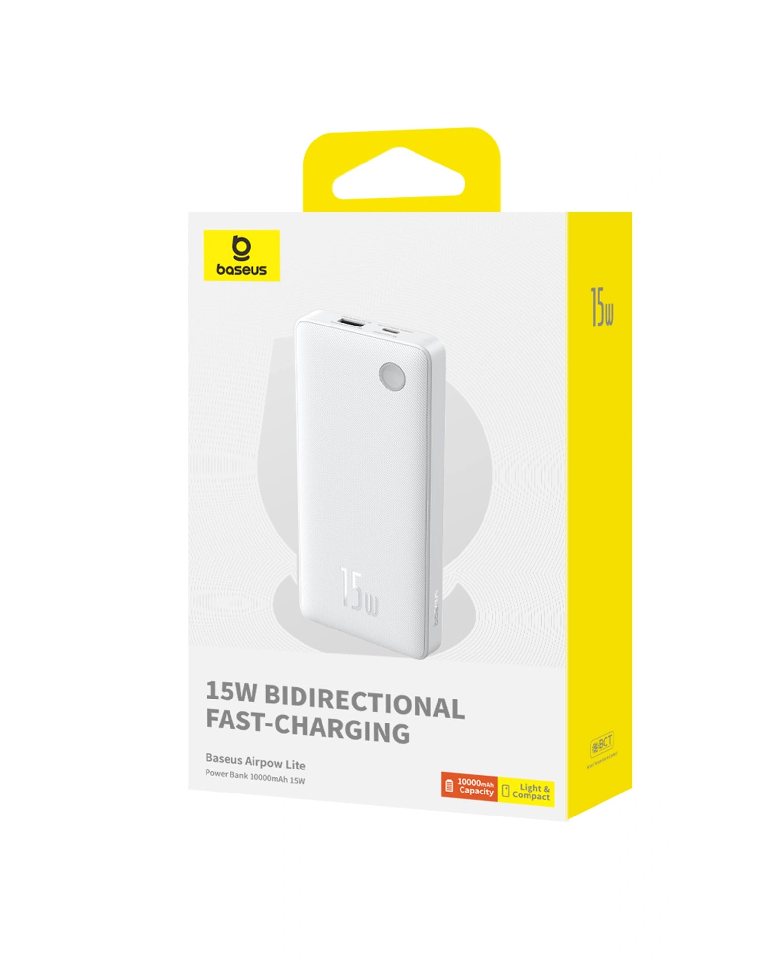 Baseus Airpow Lite Power Bank 10000mAh 15W (With Simple Series Data Cable USB to Type-C 30cm)