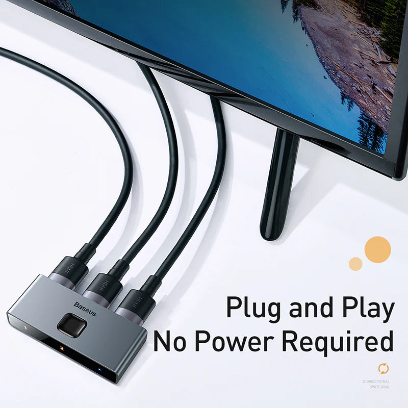 Baseus Matrix HDMI Splitter (2in1or 1in2)