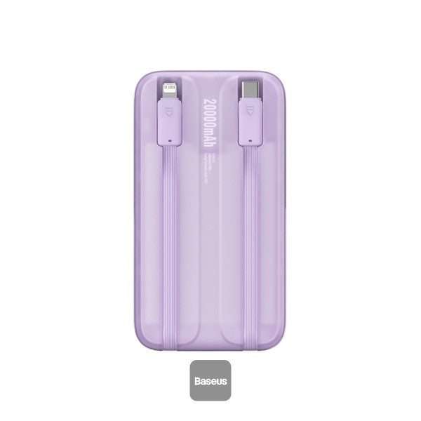 Baseus Comet  Series Dual-Cable Digital Display Fast Charge Power Bank 10000mAh 22.5W (With Simple Series Charging Cable USB to Type-C  30cm）