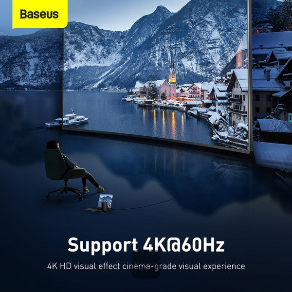 Baseus Working Station Multifunctional Type-C HUB Adapter（CN+UK+EU)