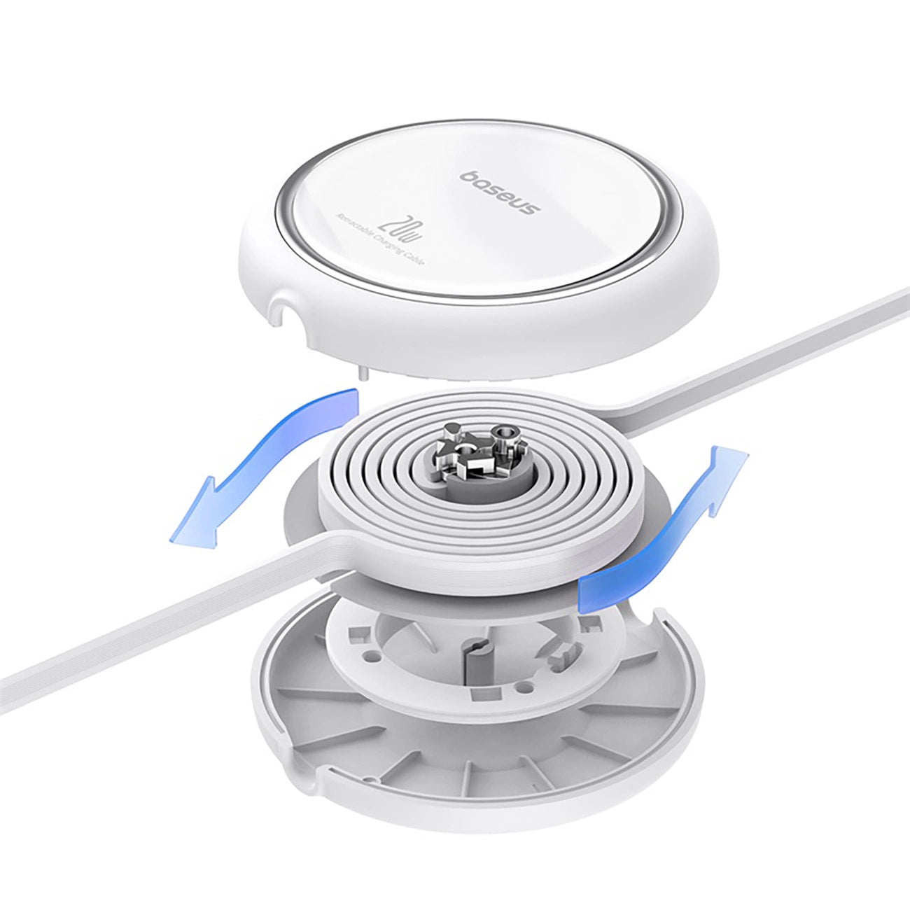 Baseus Free2Pull Retractable Charging Cable USB-C to iP