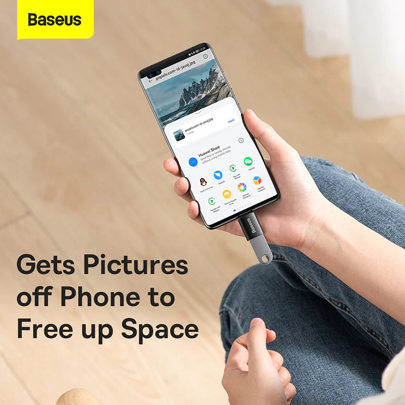 Baseus Ingenuity Series Mini OTG Adaptor Type-C to  USB-A 3.1