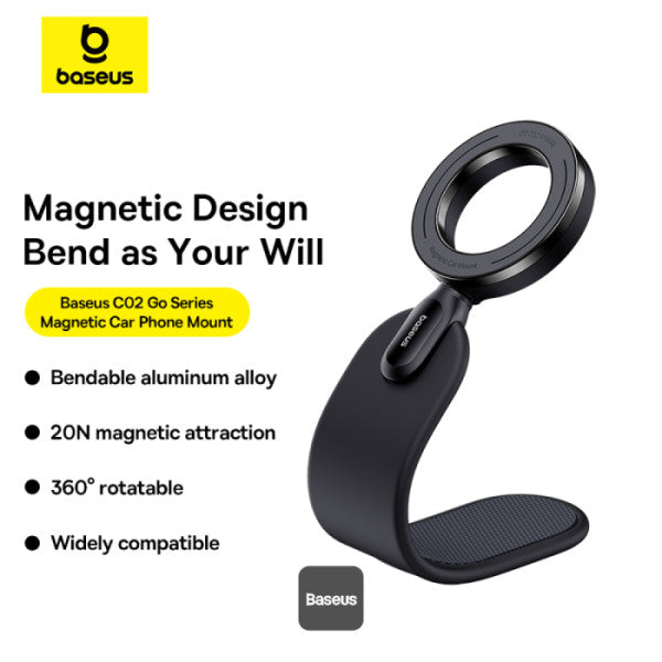 Baseus PrimeTrip Series C02 Go Magnetic Car Phone Mount (Stick-on Type) 